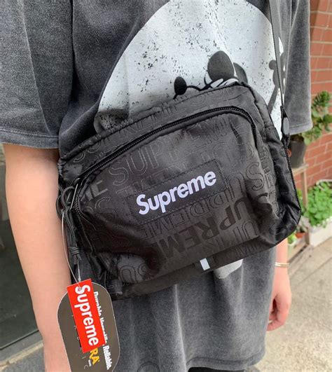 replica shoulder bag supreme|supreme shoulder bag fw19.